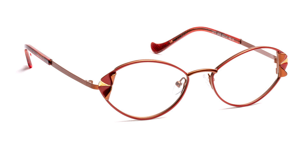 J.F. Rey® Lety JFR Lety 9030 52 - 9030 Brown/Pourpre/Gold Eyeglasses