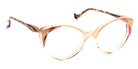 J.F. Rey® Liberta JFR Liberta 8085 53 - 8085 Peach/Metal Pink Eyeglasses