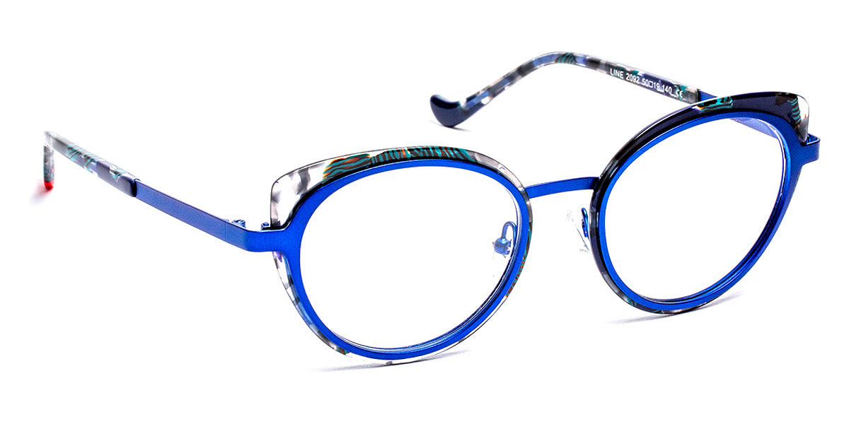 J.F. Rey® Line JFR Line 2092 50 - 2092 Blue/Demi Eyeglasses