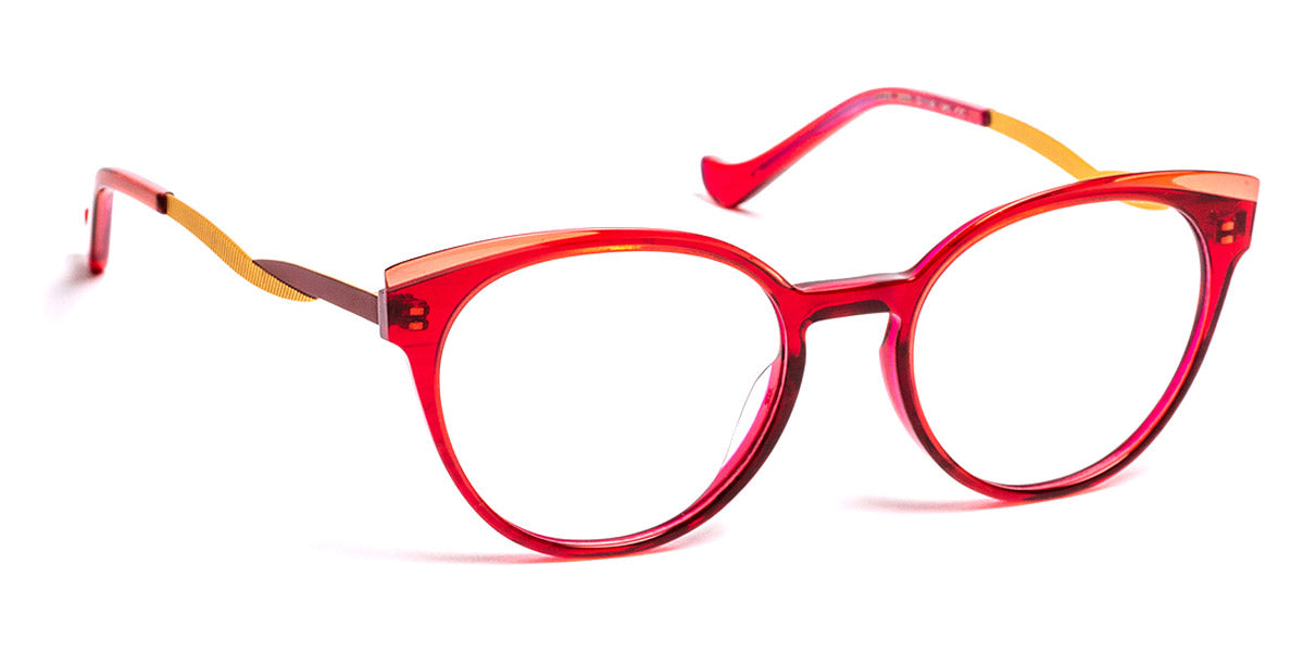 J.F. Rey® Livia JFR Livia 3550 51 - 3550 Burgundy/Gold Eyeglasses