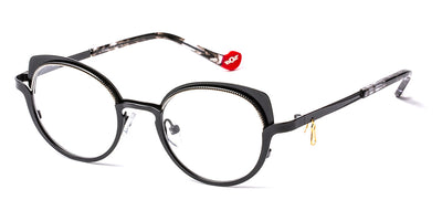J.F. Rey® Lorie JFR Lorie 0050 45 - 0050 Black/Gold Eyeglasses