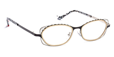 J.F. Rey® Louison JFR Louison 0050 51 - 0050 Black/Light Gold Eyeglasses