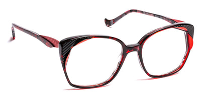 J.F. Rey® Louka JFR Louka 3030 52 - 3030 Demi Red/Metal Black/Red Eyeglasses