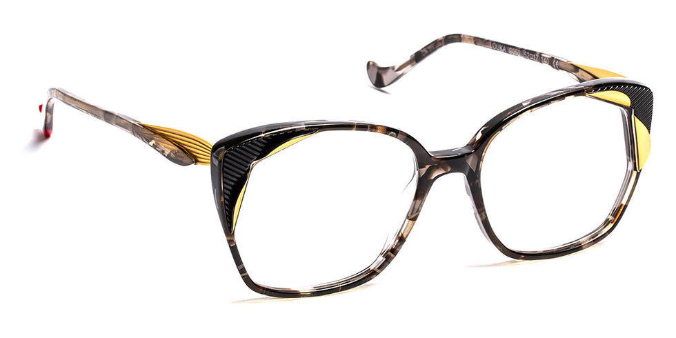 J.F. Rey® Louka JFR Louka 9050 52 - 9050 Demi/Metal Black/Gold Eyeglasses