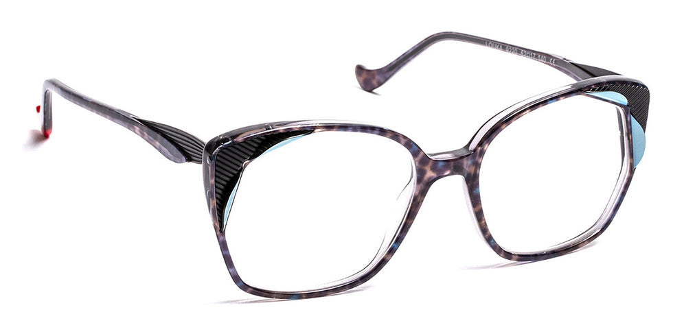 J.F. Rey® Louka JFR Louka 9220 52 - 9220 Panther/Metal Black/Blue Eyeglasses