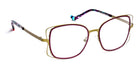 J.F. Rey® Lucia JFR Lucia 4070 52 - 4070 Khaki/Plum/White Eyeglasses