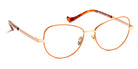 J.F. Rey® Ludy JFR Ludy 9155 52 - 9155 Caramel/Brushed Gold Eyeglasses
