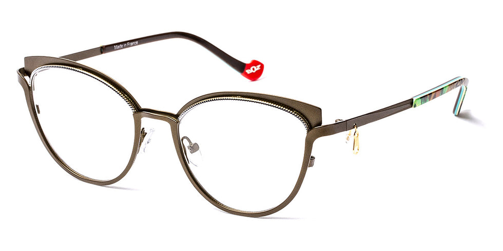 J.F. Rey® Lydie JFR Lydie 4505 52 - 4505 Khaki/Ruthenium Eyeglasses