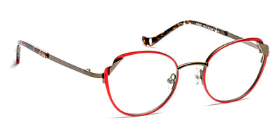 J.F. Rey® Maddy JFR Maddy 3540 48 - 3540 Red/Khaki Eyeglasses