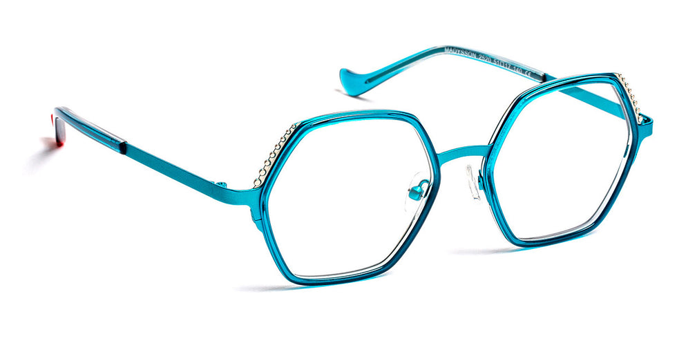 J.F. Rey® Madysson JFR Madysson 2520 51 - 2520 Blue/Turquoise/Silver Eyeglasses