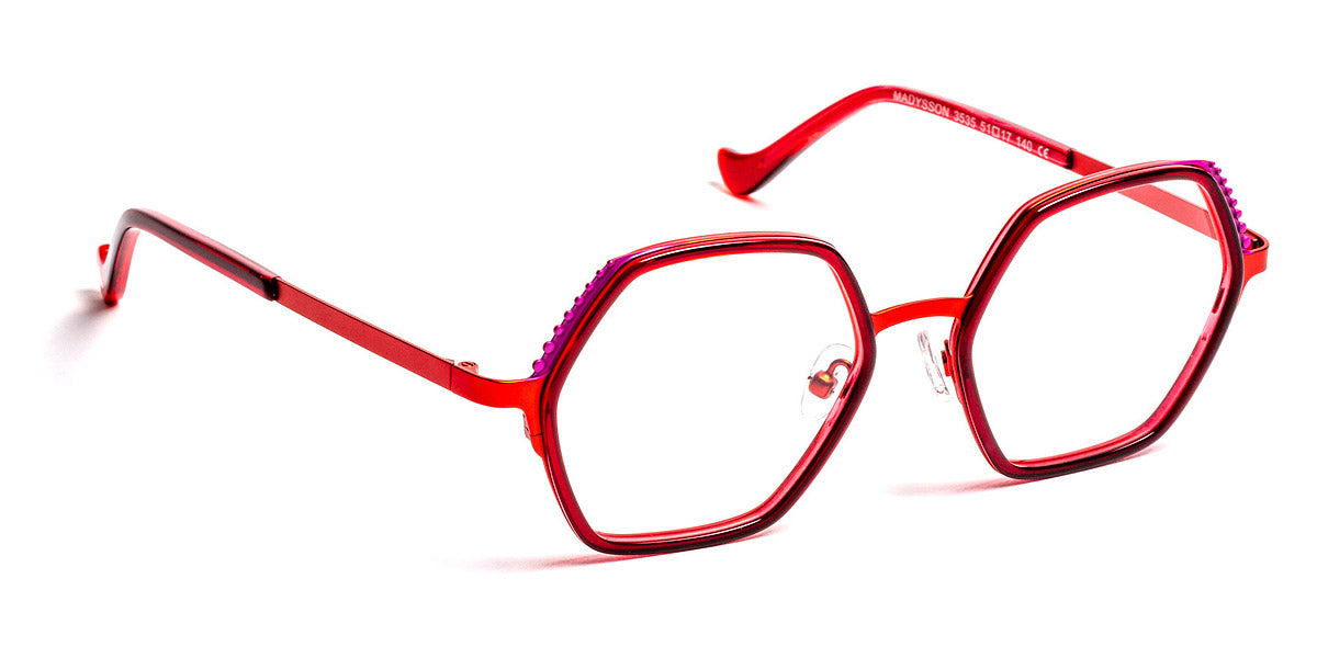 J.F. Rey® Madysson JFR Madysson 3535 51 - 3535 Cherry/Red/Fuchsia Eyeglasses