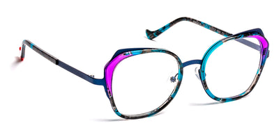 J.F. Rey® Magda JFR Magda 2570 50 - 2570 Blue Night/Purple/Blue Satin Eyeglasses