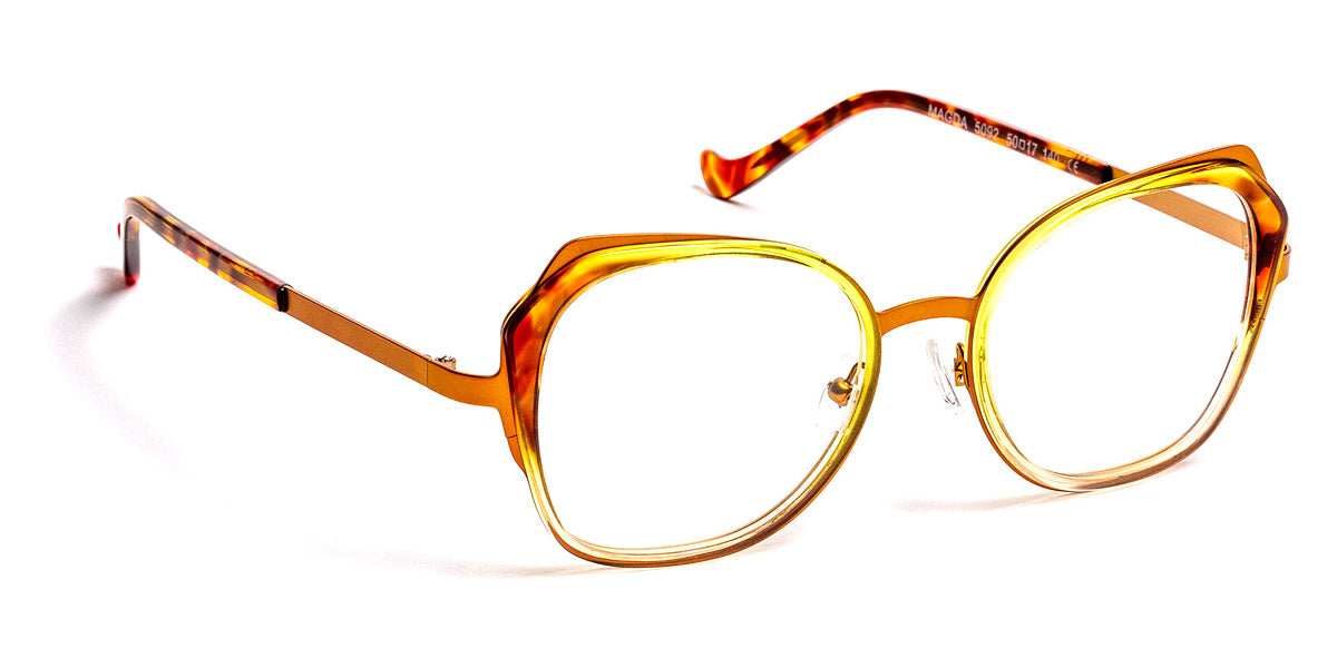 J.F. Rey® Magda JFR Magda 5092 50 - 5092 Yellow/Light Demi/Copper Satin Eyeglasses