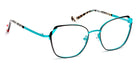 J.F. Rey® Marcy JFR Marcy 0025 53 - 0025 Black/Turquoise Green Eyeglasses