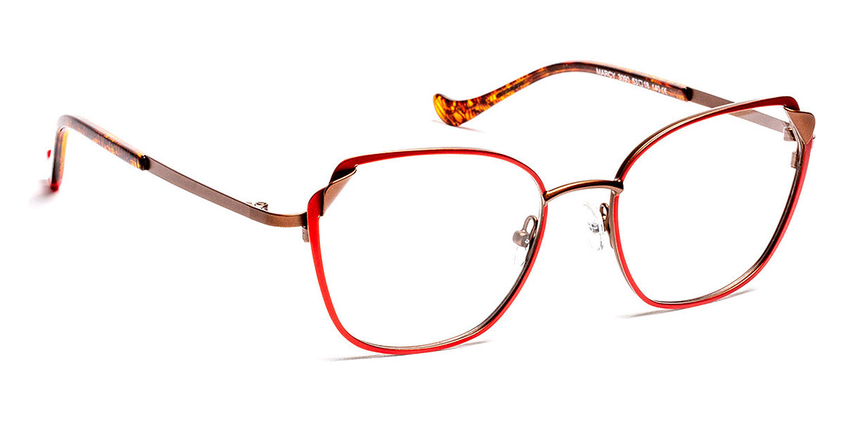 J.F. Rey® Marcy JFR Marcy 3090 53 - 3090 Red/Chamois Eyeglasses
