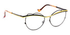 J.F. Rey® Marie JFR Marie 0055 51 - 0055 Black/Gold Eyeglasses