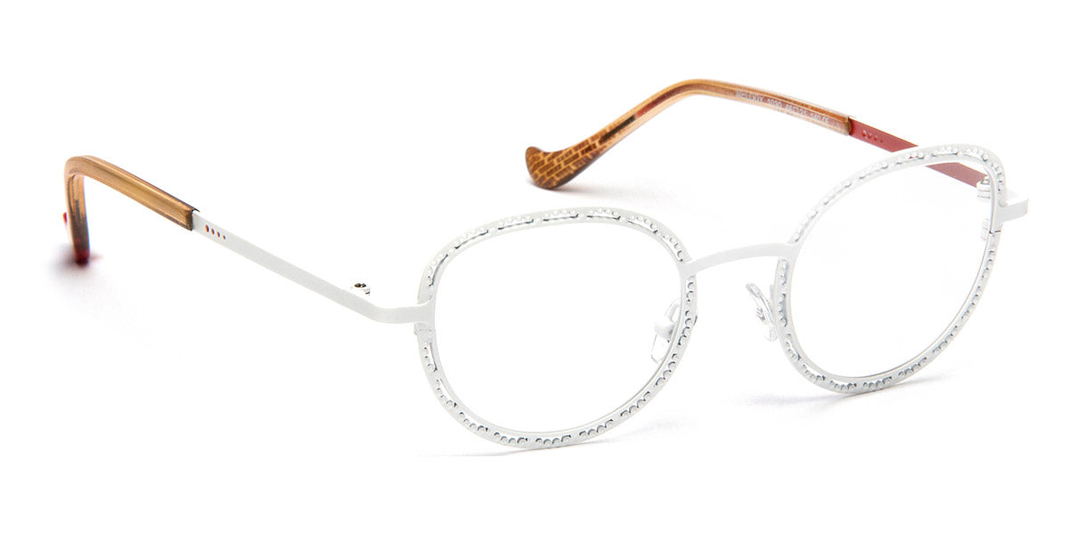 J.F. Rey® Melody JFR Melody 1030SL 46 - 1030SL White/Red Serie Limitee Eyeglasses