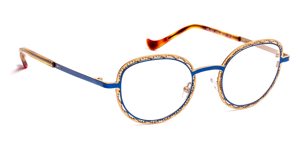 J.F. Rey® Melody JFR Melody 2050 46 - 2050 Blue/Light Gold Eyeglasses