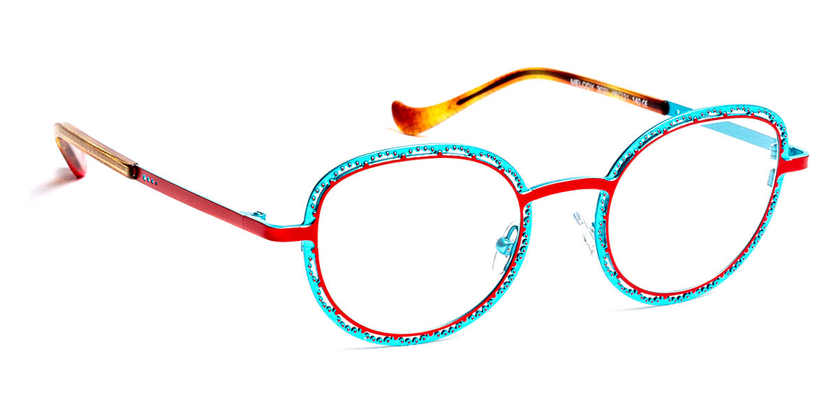J.F. Rey® Melody JFR Melody 3025 46 - 3025 Red/Turquoise Eyeglasses
