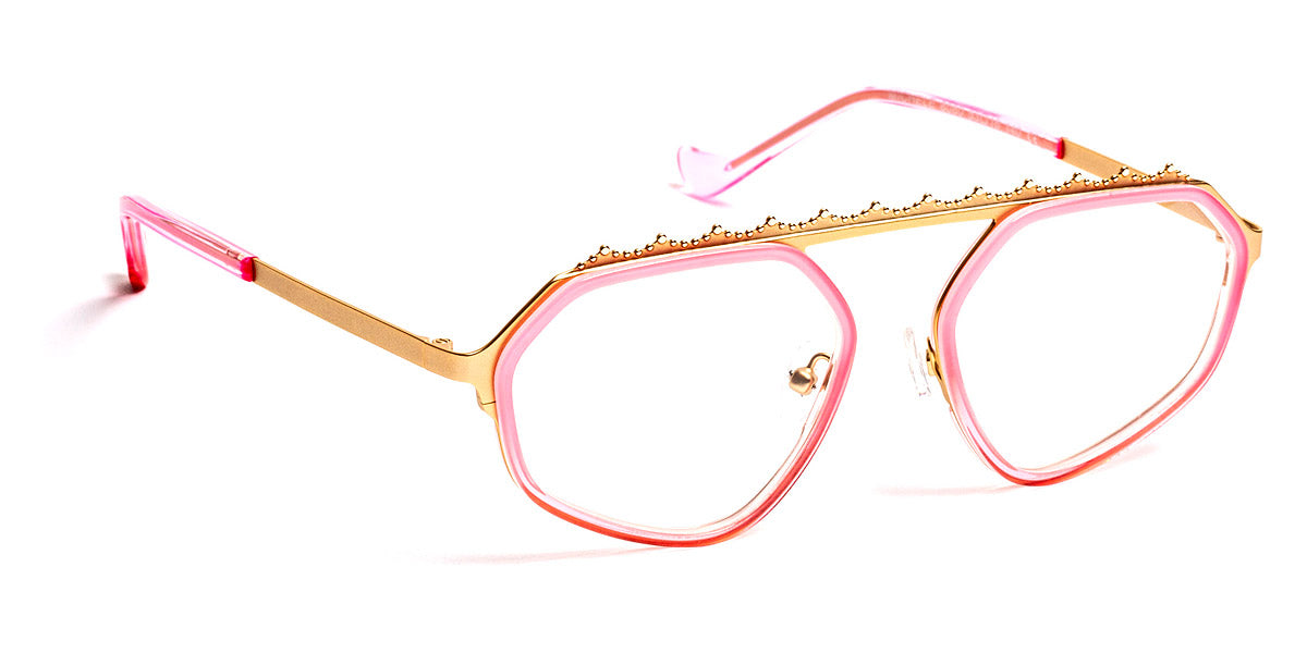 J.F. Rey® Michele JFR Michele 8080 53 - 8080 Pink/Pink Gold Eyeglasses