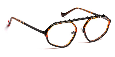 J.F. Rey® Michele JFR Michele 9050 53 - 9050 Demi/Jaune/Noir Satin Eyeglasses