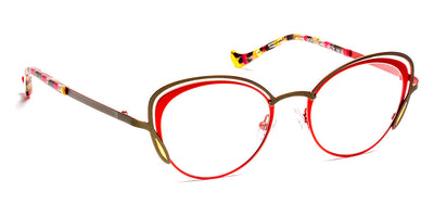 J.F. Rey® Morgane JFR Morgane 4030 48 - 4030 Khaki/Red Eyeglasses