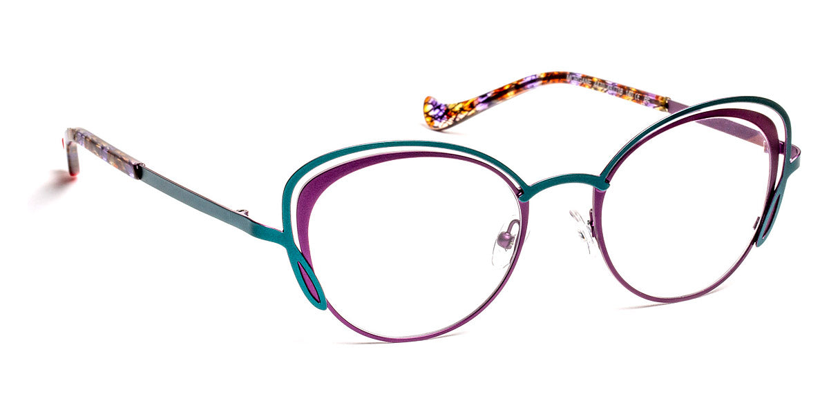 J.F. Rey® Morgane JFR Morgane 4470 48 - 4470 Green/Purple Eyeglasses