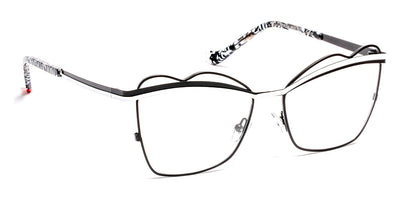 J.F. Rey® Myriam JFR Myriam 0010 54 - 0010 Black/White Eyeglasses