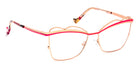 J.F. Rey® Myriam JFR Myriam 5530 54 - 5530 Pink Gold/Coral Eyeglasses