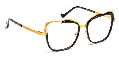 J.F. Rey® Nanou JFR Nanou 0010 54 - 0010 Black/White/Gold Eyeglasses