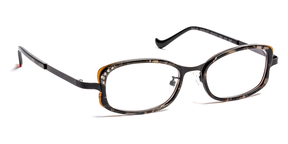 J.F. Rey® Nelo JFR Nelo 0050ST 51 - 0050ST Black/Copper with Stones Eyeglasses