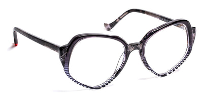 J.F. Rey® Nettie JFR Nettie 0010 53 - 0010 Nice Black/Black Stripes Eyeglasses