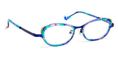 J.F. Rey® News JFR News 2040 51 - 2040 Flower Blue/Green Eyeglasses