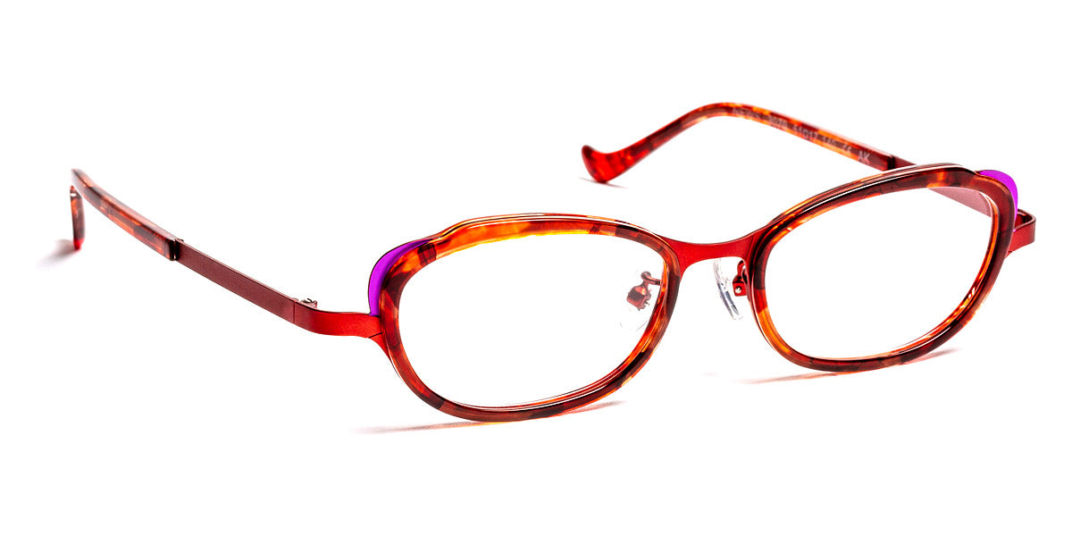 J.F. Rey® News JFR News 3070 51 - 3070 Demi Red/Purple Eyeglasses