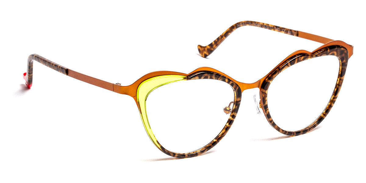 J.F. Rey® Ninette JFR Ninette 9040 52 - 9040 Panther/Green/Copper Eyeglasses