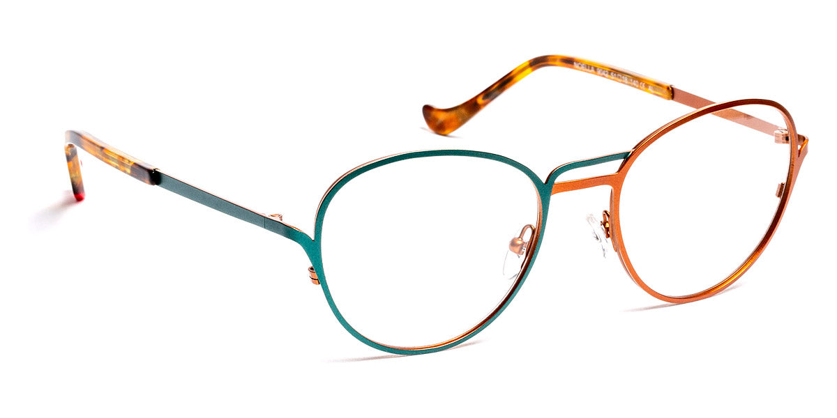 J.F. Rey® Noella JFR Noella 9042 51 - 9042 Chamois/Blue Green Eyeglasses