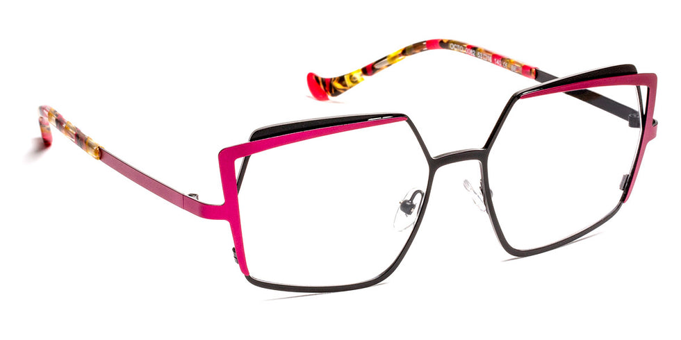 J.F. Rey® Octo JFR Octo 0082 53 - 0082 Black/Fuchsia Eyeglasses