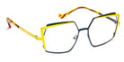 J.F. Rey® Octo JFR Octo 2540 53 - 2540 Blue/Anise Green Eyeglasses