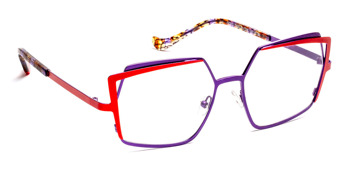 J.F. Rey® Octo JFR Octo 7530 53 - 7530 Purple/Red Eyeglasses