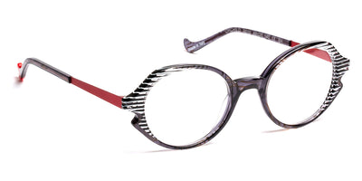 J.F. Rey® Orchild JFR Orchild 0010 48 - 0010 Gray/Black and White Striped Eyeglasses