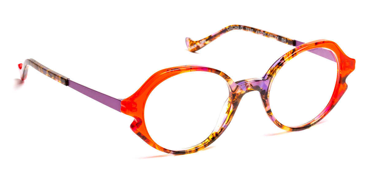 J.F. Rey® Orchild JFR Orchild 7530 48 - 7530 Purple Watercolour/Red Eyeglasses