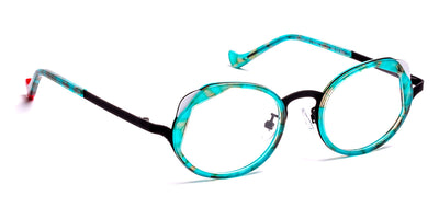 J.F. Rey® Ostar JFR Ostar 0045 47 - 0045 Garden Green/Black/White Eyeglasses