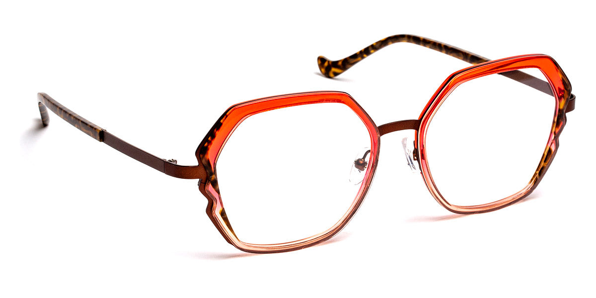 J.F. Rey® Oziris JFR Oziris 3040 53 - 3040 Red Transparent/Demi Eyeglasses