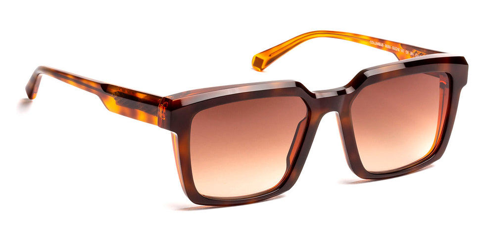 J.F. Rey® Columbus Sun JFR Columbus Sun 9060SOL 55 - 9060SOL Demi/Orange Transparent Sunglasses