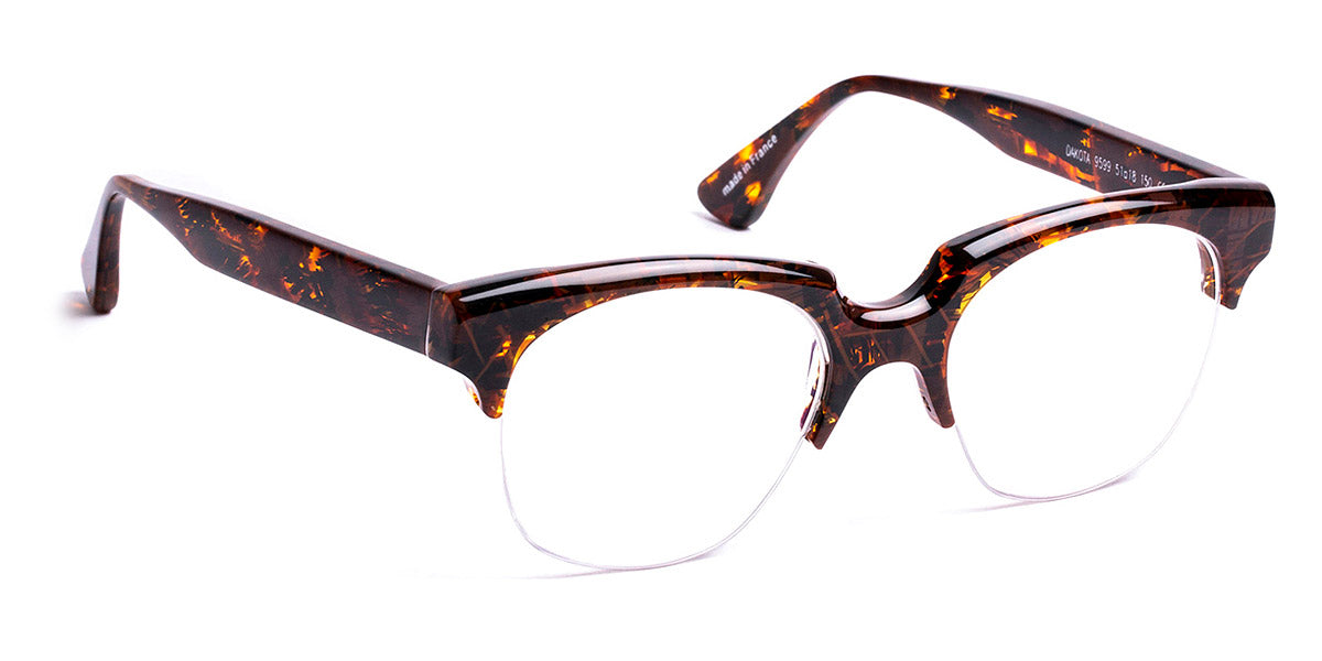 J.F. Rey® Dakota JFR Dakota 9599 51 - 9599 Brown Feather/Amber Eyeglasses