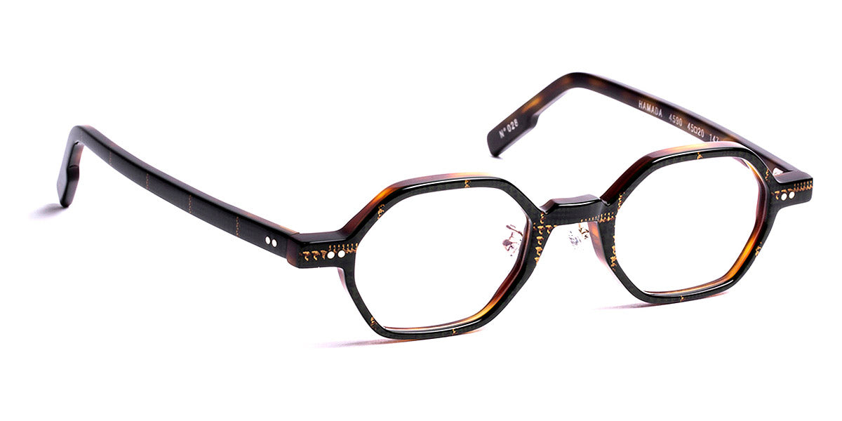 J.F. Rey® Hamada JFR Hamada 4590 45 - 4590 Dark Green/Demi Eyeglasses