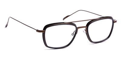 J.F. Rey® Harry JFR Harry 0043 51 - 0043 Shiny Black/Khaki Eyeglasses