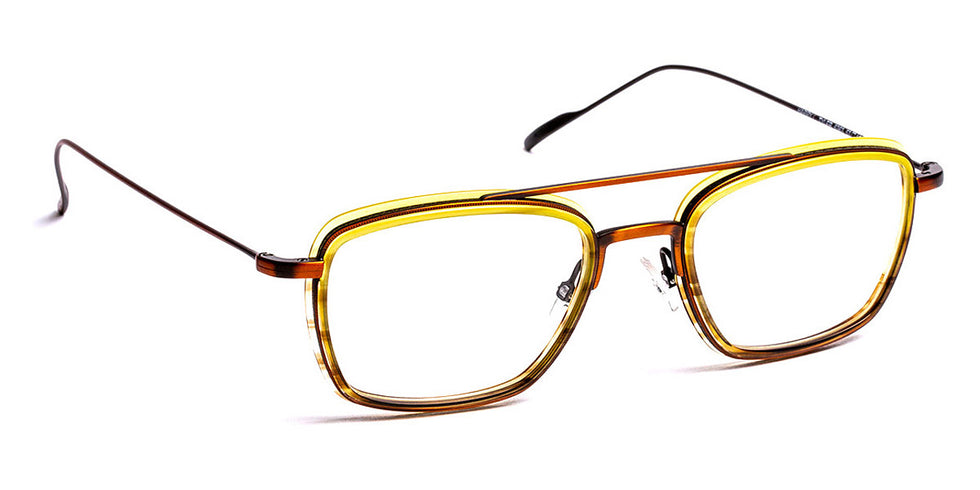 J.F. Rey® Harry JFR Harry 6363 51 - 6363 Honey/Amber/Brushed Copper Eyeglasses