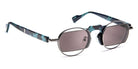J.F. Rey® HKXJF01 JFR HKXJF01 2505 47 - 2505 Col Blue/Shiny Gunmetal Sunglasses