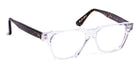 J.F. Rey® Hoover JFR Hoover 1099 53 - 1099 Crystal/Temple Brown Tweed/Demi Eyeglasses